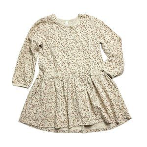 Rylee + Cru Beige and Tan Patterned Dress
